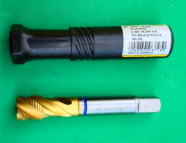 Guhring TIN Machine Tap #3999-19050 Blue Ring C-3/4-16 UNF 3B PM HSS-E - $646.89 MXN