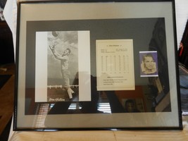 Rare Don Hutson Green Bay Packers Photo, Stat Framed Display, Signed by ... - £799.35 GBP