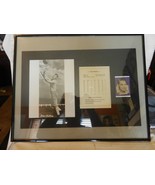 Rare Don Hutson Green Bay Packers Photo, Stat Framed Display, Signed by ... - £783.64 GBP