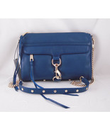 Rebecca Minkoff Mac Clutch in NAVY with Light Gold Hardware NWT - £191.85 GBP