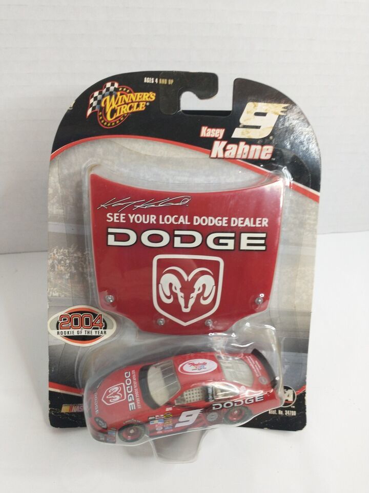 2004 Winners Circle Kasey Kahne # 9 Dodge Stock Car  Rookie Of The Year 1:64 - $8.91
