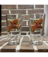 LANCASTER BARNSTORMERS 2 Pint Glasses Advertising Helzberg Diamonds - $256.40 MXN