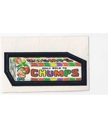  1973/5th S TOPPS WACKY PACKAGE STICKER CHUMPS - $35.76 MXN
