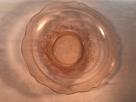 Pink Patrician Large Berry Bowl Depression Glass Mint 8.5 inch Bowls - £19.80 GBP