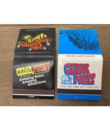 2 Vtg CEDAR POINT Matchbooks Full Unstruck Classic Amusement Park Advert... - €15,43 EUR