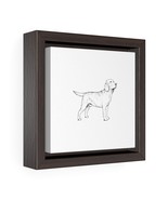 Labrador Retriever Square Framed Premium Gallery Wrap Canvas - $34.00+