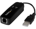 StarTech.com USB 2.0 Fax Modem - 56K External Hardware Dial Up V.92 Mode... - $64.69