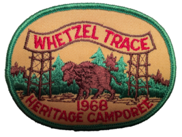 WHETZEL TRACE 1968 HERITAGE CAMPOREE BOY SCOUT BSA PATCH NEW - $9.00