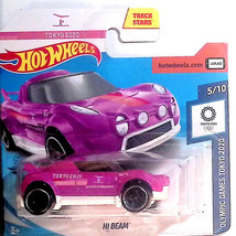 Tokyo 2020 Olympic Games Artistic Gymnastics 5/10 Hot Wheels Car Hi Beam (Pink) - £6.95 GBP