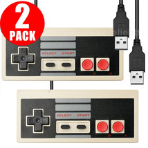 2Pack Classic Wired USB Controllers Gamepad for NES Gaming Windows PC Ma... - £14.93 GBP