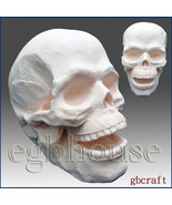 3D Silicone Soap/Candle Mold-Scary Skeleton Head(2 parts assembled mold) - $49.99