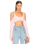 NWT Helmut Lang Shayne Oliver Pink Crop Top Bra Top sz XS - $135.85 CAD