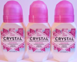Crystal Mineral Deodorant Roll-On Unscented, 2.25 fl oz ea Pack of 3 - £18.04 GBP