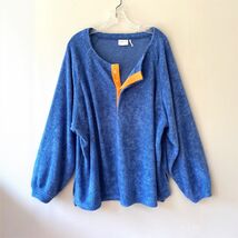 UO Sz L Purple Oversized Soft Terrycloth Popover Sweatshirt Swim Cover Up - $24.13