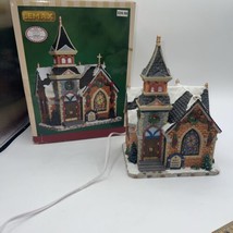 Lemax Village Building Holy Trinity Chapel With Box. Missing The Cross - $29.70