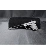 Rare 1930s Bull&#39;s Eye Cast Iron Rubber Band Pistol Shooter Toy, Grey Cas... - $910.05 MXN