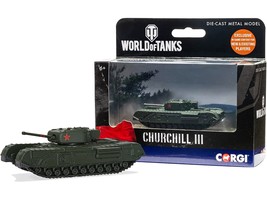 Churchill Mk III Infantry Tank USSR &quot;World of Tanks&quot; Video Game Diecast Model b - £18.60 GBP