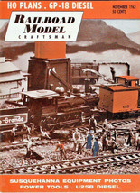 Railroad Model Craftsman Nov 1962 Devils Niche Mine, Caboose, Power Tools  - £7.82 GBP