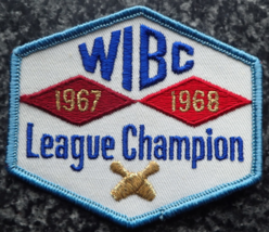 Vintage Bowling Patch -WIBC 1967-1968 League Champion - $36.95