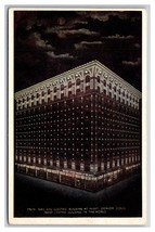 Gas and Electric Building Night View Denver Colorado CO  UNP WB Postcard XA1 - £1.54 GBP