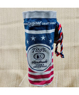 Tito's Handmade Vodka Stars & Stripes American Flag Canvas Embroidered Bag - $11.83