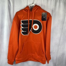 NEW Philadelphia Flyers pullover sweatshirt NHL orange large logo - £27.82 GBP