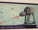 Empire Strikes Back Widevision Trading Card 1995 #27 Hoth Ice Plain Batt... - £1.98 GBP