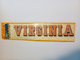 Virginia UVA University of Virginia Car Rear Window Color Shock Decal St... - £7.48 GBP