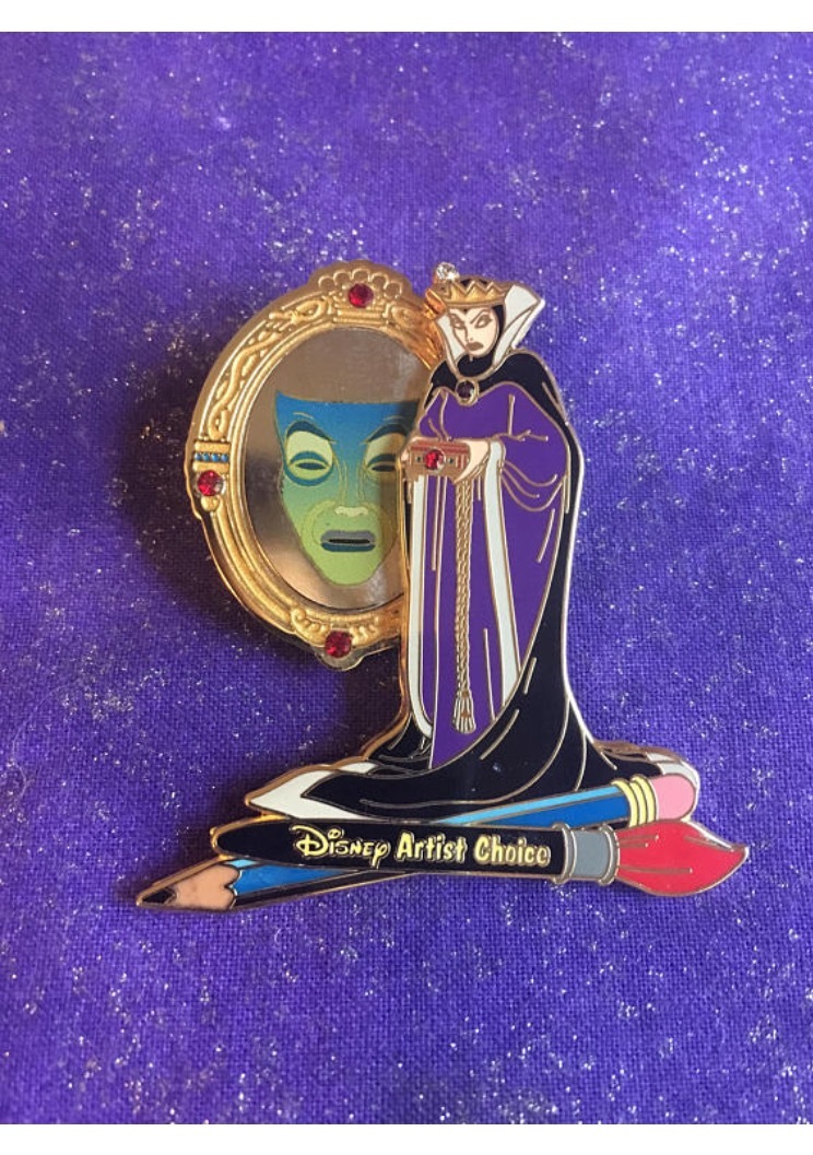 Walt Disney Magic Kingdom Princess Ball Snow White Evil Queen Artist Choice Pin - £39.12 GBP