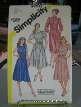 Simplicity 5990 Misses Pullover Dresses Pattern - Size 16/18/20 Bust 38-42 - £8.39 GBP