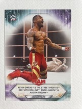 2021 Topps WWE Base Card #44 Kevin Owens &amp; The Street Profits def. Seth Rollins - £0.78 GBP