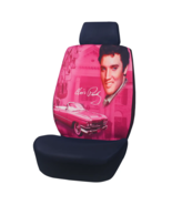 Elvis Presley  car seat cover one piece pink guitars cadillac black E8862 - $27.89