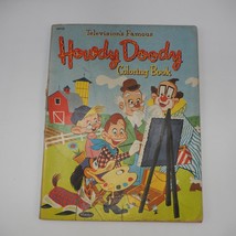 Television&#39;s Famous Howdy Doody Coloring Book Whitman 1950&#39;s - $14.84