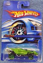 2006 Hot Wheels Mainline/Collector #130 TURBOA Green Color Variant w/Green Pr5Sp - £6.05 GBP