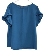 Fashion Women&#39;s Top with Frill Sleeves, Large - $11.88