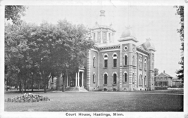 Hastings Minnesota~Court HOUSE~1943 Postcard - £7.80 GBP