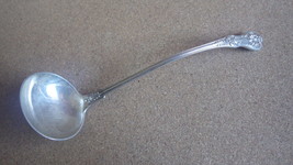 ANTIQUE TIFFANY STERLING SILVER ENGLISH KING GRAVY LADLE PAT 1885 7 1/2&quot; - $200.00