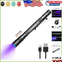 Ultra-Light Rechargeable UV Flashlight - Perfect for Stains, Scorpion Hu... - $490.86 MXN