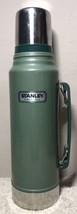 Stanley Classic Vacuum Thermos Bottle Insulated 1.1 Qt 1L Stainless Steel - £13.38 GBP