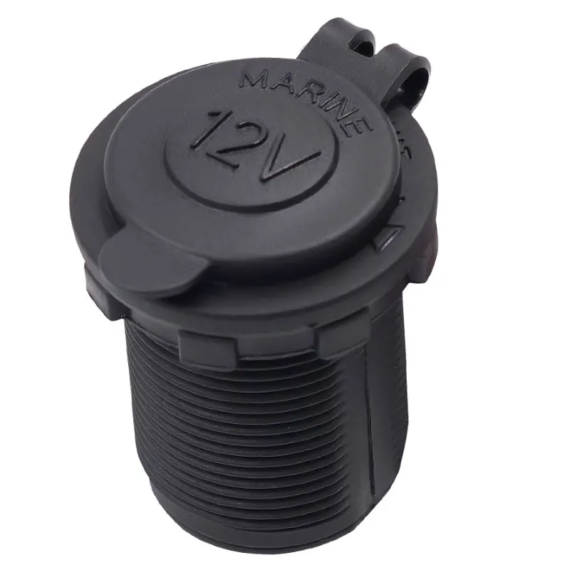 Waterproof Cigarette Lighter Socket Power Outlet for Car, Marine, Motorcycle, - £9.72 GBP