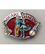 Vintage 1985 Siskiyou Square Dancing Belt Buckle - $429.30 MXN