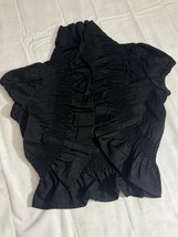 Dressbarn 3-8382M Women’s Black High Neck Sleeveless Vest Jacket Top Siz... - €15,24 EUR