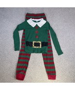 Crazy 8 Elf Pajamas Kids Boys Girls Christmas Size 12 Worn One Time - £7.85 GBP