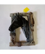 Western Style 3D Horse Picture Frame Wall Hanging Country Farmhouse - $254.43 MXN