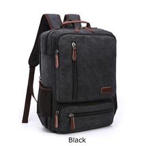 New Canvas Men&#39;s Vintage Laptop Backpack Fashion Big Travel Backbag For Men  - £42.34 GBP