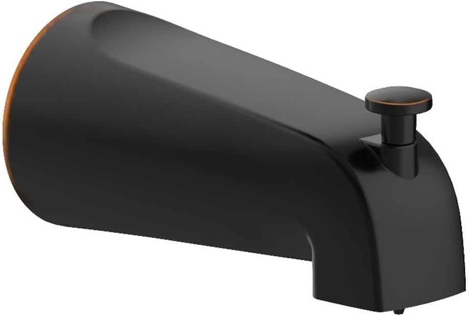 Slip-On Tub Diverter Spout, 5 Inch, Oil Rubbed Bronze, Design House 522938. - $31.92