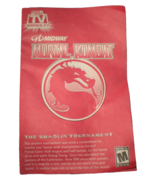 2004 Midway Mortal Kombat "The Shaolin Tournament" 6 Page Instruction Manual ONL - $189.87 MXN