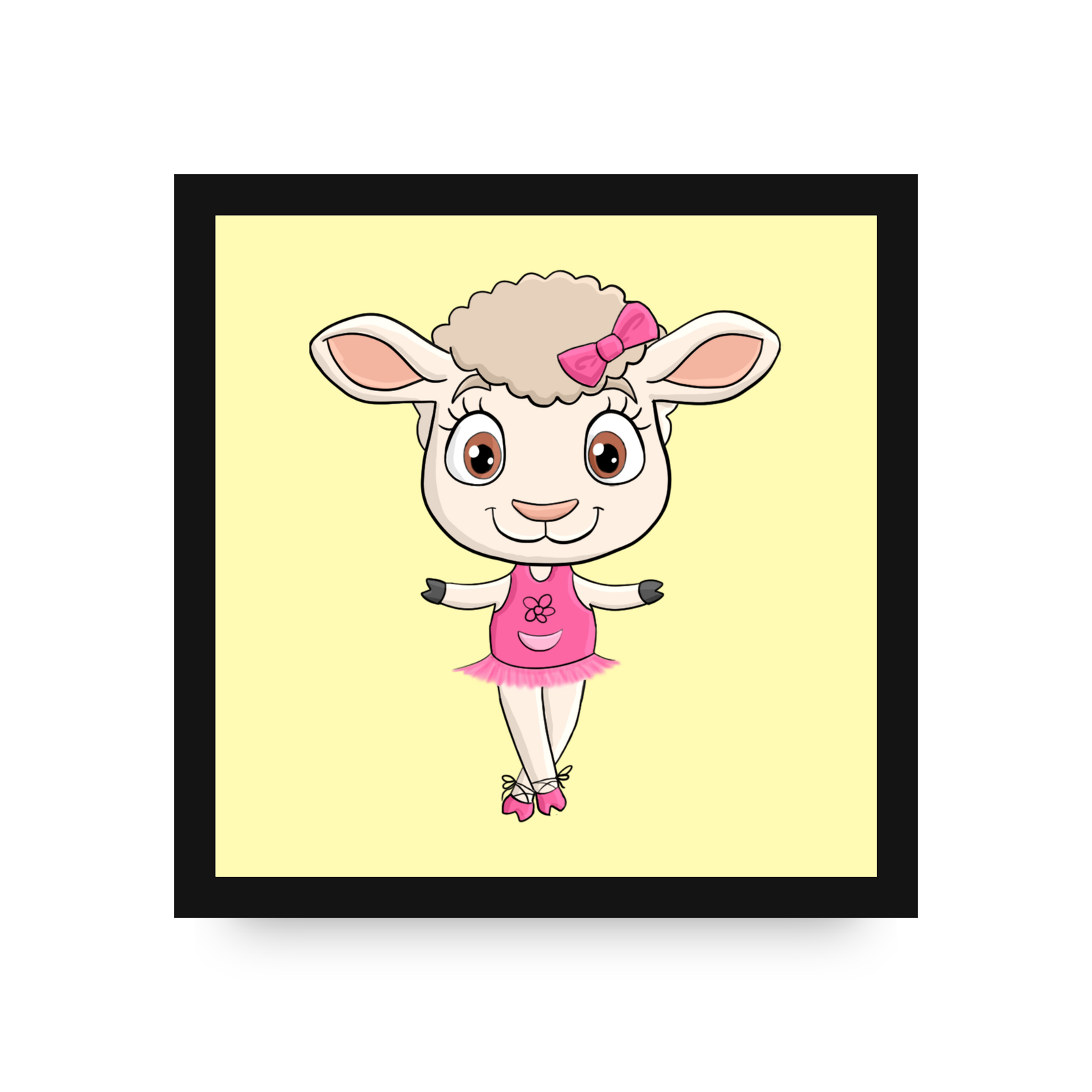 Lola the Lamb Canvas by Dancing Littles Jungle - $35.99+