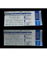 (2) The Beach Boys Concert Ticket Stubs TROPICANA CASINO/RESORT VEGAS 12... - $1,590.30 MXN