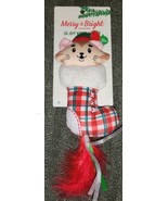 Merry &amp; Bright Oh Joy Cat Toy With Catnip, Christmas Themed, Santa Cat S... - £4.65 GBP